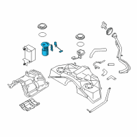 OEM 2015 Infiniti Q70L In Tank Fuel Pump Diagram - 17040-1MA0B