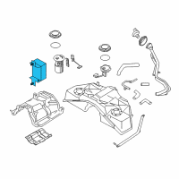 OEM 2019 Infiniti Q70L Control Module Kit-Fuel Pump Diagram - 17001-5CA0A