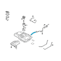 OEM 2004 Kia Spectra Hose-Fuel Filler Neck Diagram - 310362F510