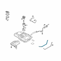 OEM 2004 Kia Spectra Band Assembly-Fuel Tank Diagram - 312102F500