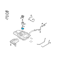 OEM 2005 Kia Spectra5 Rubber-Mount Diagram - 311192F500