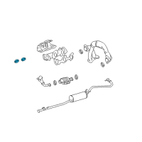 OEM Toyota Front Pipe Gasket Diagram - 90917-06086