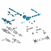 OEM 2016 Lexus GX460 Carrier Assembly, Differential Diagram - 41110-3D432