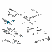 OEM 2016 Lexus GX460 Final Gear Kit, Differential Diagram - 41201-80785