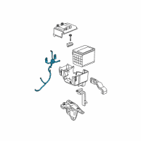 OEM Chevrolet Negative Cable Diagram - 15144697