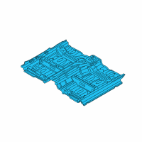 OEM 2021 Hyundai Tucson Panel Assembly-Floor, Ctr Diagram - 65100-D3500