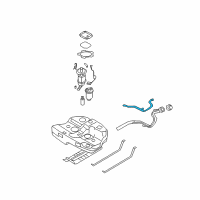 OEM 2007 Hyundai Sonata Hose-Fuel Diagram - 31072-3K600