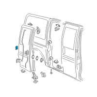 OEM GMC Savana 2500 Hinge Diagram - 19257341