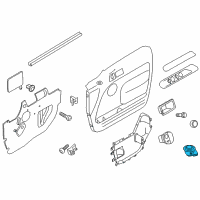 OEM 2003 Ford Focus Mirror Switch Diagram - 93BZ-17B676-BA