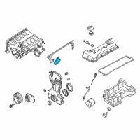 OEM 2009 Nissan Frontier Gasket-Manifold Diagram - 14035-EA000