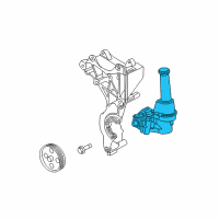 OEM 2009 Hummer H3 Pump Asm-P/S Diagram - 25932020