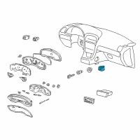 OEM Lincoln Switch Diagram - XW4Z-14D694-AA