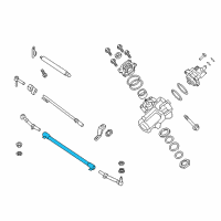 OEM 2017 Ford F-250 Super Duty Adjust Tube Diagram - HC3Z-3281-A