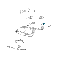 OEM 2008 Toyota Tundra Socket Diagram - 99159-10228