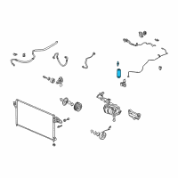 OEM 2005 Acura RSX Receiver Assembly Diagram - 80351-S6M-A01