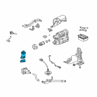 OEM 2015 Honda Fit Valve Set, EGR Diagram - 18011-RBJ-000