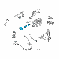 OEM Honda Valve Assembly, Canister Vent Shut Diagram - 17311-TM8-L01