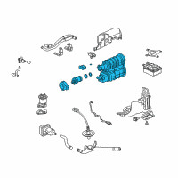 OEM 2011 Honda CR-Z Canister Assembly Diagram - 17011-TM8-L01