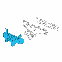 OEM Buick Heat Shield Diagram - 12605167