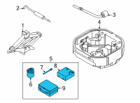 OEM Hyundai Set-Tire Mobility Kit & Tool Diagram - 09130-L1000