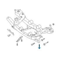 OEM Ford C-Max Mount Bolt Diagram - -W706130-S442