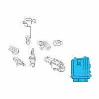 OEM Jeep Wrangler Engine Controller Module Diagram - 68330909AA