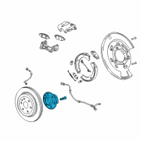 OEM 2010 Cadillac SRX Bearing Asm-Front Wheel Diagram - 13589508