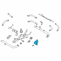 OEM Kia Borrego Fitting-COOLANT Inlet Diagram - 256313C500