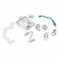 OEM 2018 Nissan Sentra Air Fuel Ratio Sensor Diagram - 22693-BV80A