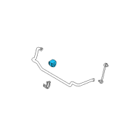 OEM 2000 BMW 328i Stabilizer Rubber Mounting Diagram - 31-35-1-097-179