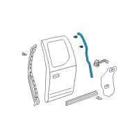 OEM 2001 Toyota Tundra Rear Weatherstrip Diagram - 67874-0C010