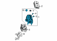 OEM 2020 Cadillac CT4 Fuse & Relay Box Diagram - 84512115