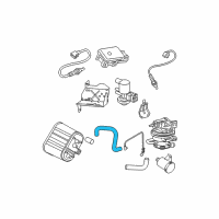 OEM Jeep Hose-CANISTER To NVLD Diagram - 52059628AA