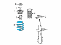 OEM Chevrolet Bolt EUV Spring Diagram - 42715331