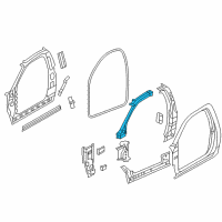 OEM 2018 Ram 1500 REINFMNT-A-Pillar Diagram - 55372672AA