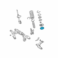 OEM 2000 Nissan Maxima Front Spring Rubber Seat Diagram - 54034-31U20