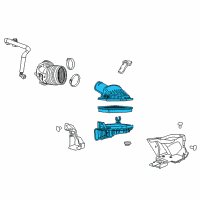 OEM 2020 Chevrolet Camaro Air Cleaner Assembly Diagram - 84090480