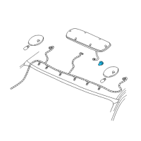 OEM 1994 Oldsmobile Achieva Bulb, Instrument Cluster Diagram - 25089350