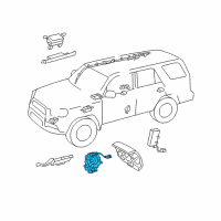 OEM 2012 Toyota 4Runner Clock Spring Diagram - 84307-35010