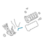 OEM 2018 Ford Mustang Front Cover Gasket Diagram - BR3Z-6020-B