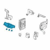 OEM 2021 Acura RDX Box Assembly, Dr Fuse Diagram - 38200-TJB-A11