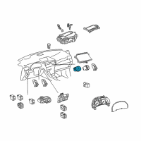 OEM 2013 Lexus RX450h Switch, Push Start Diagram - 89611-0E041