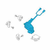 OEM Hyundai Santa Fe Sport Contact Clock Spring W/O Heated Steering Wheel Diagram - 93490-4Z120
