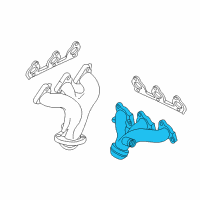 OEM 2007 Ford Freestar Exhaust Manifold Diagram - 5F2Z-9430-B