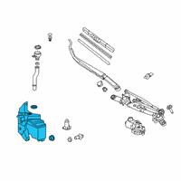 OEM 2020 Toyota Corolla Reservoir Assembly Diagram - 85315-02690