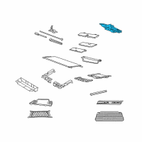 OEM 2002 Ford Explorer Jack Assembly Diagram - 8L2Z-17080-A