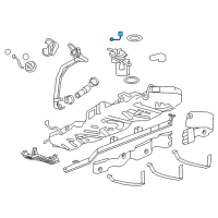 OEM 2010 Saturn Outlook Fuel Gauge Sending Unit Diagram - 84084766