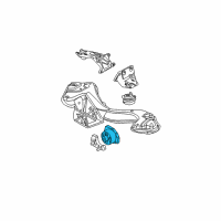 OEM 2004 BMW X5 Contitech Transmission Mount Diagram - 22-31-6-754-088