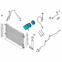 OEM 2020 Ford Mustang Compressor Diagram - FR3Z-19703-L