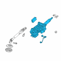 OEM 2018 Buick Enclave Steering Column Diagram - 84625115